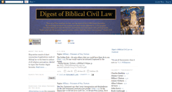 Desktop Screenshot of digestlawblog.christianciv.com